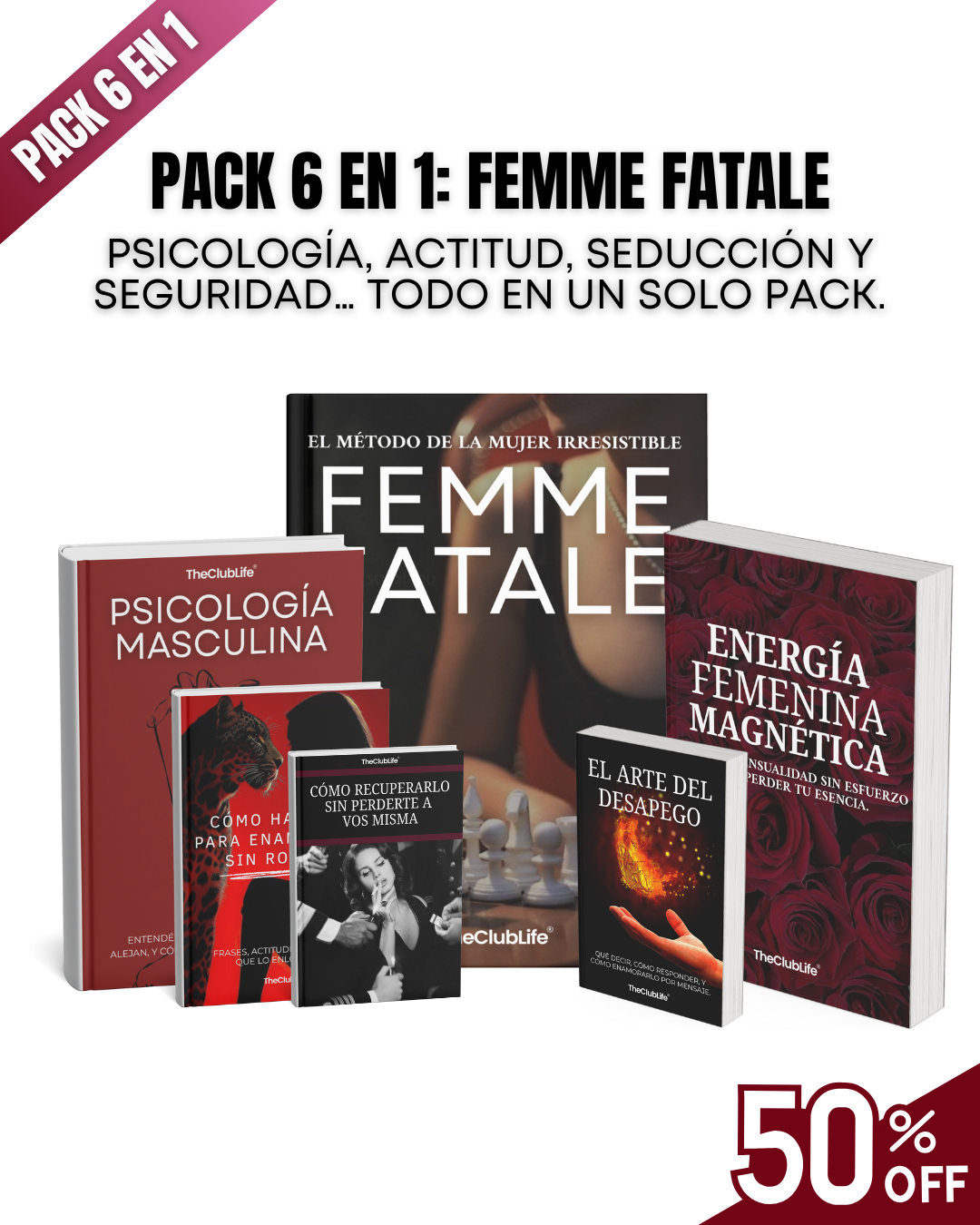 FEMME FATALE - PACK 6 EN 1