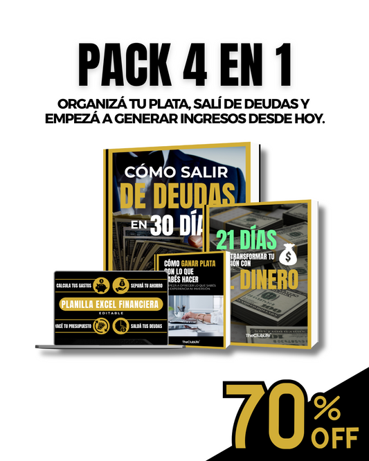 4x1 - Finanzas en Orden - + 3 bonus de regalo 🎁