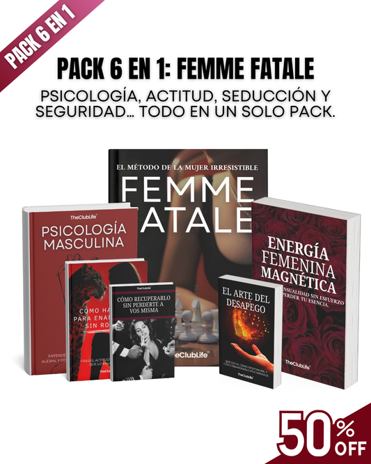 FEMME FATALE - PACK 6 EN 1